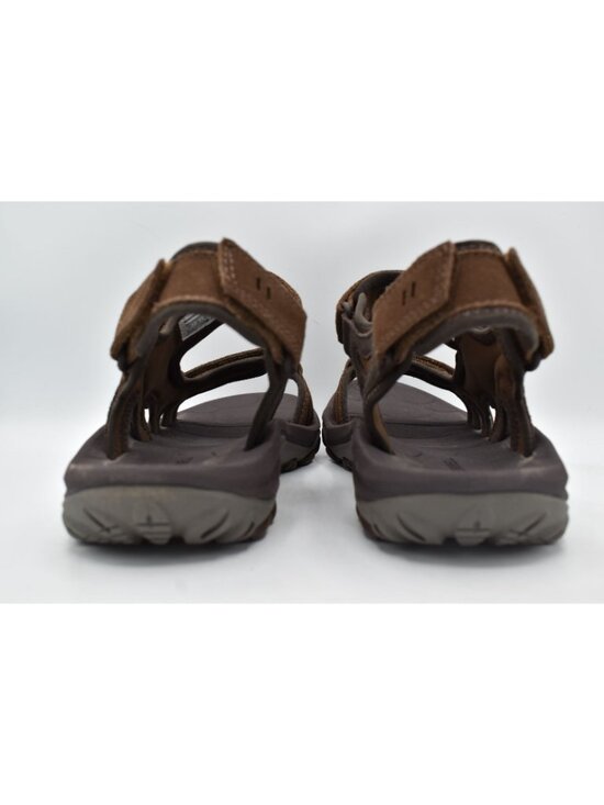 Merrell Mens Size 12 Huntington Sport Earth Brown Leather Convertible Sandals main image 5